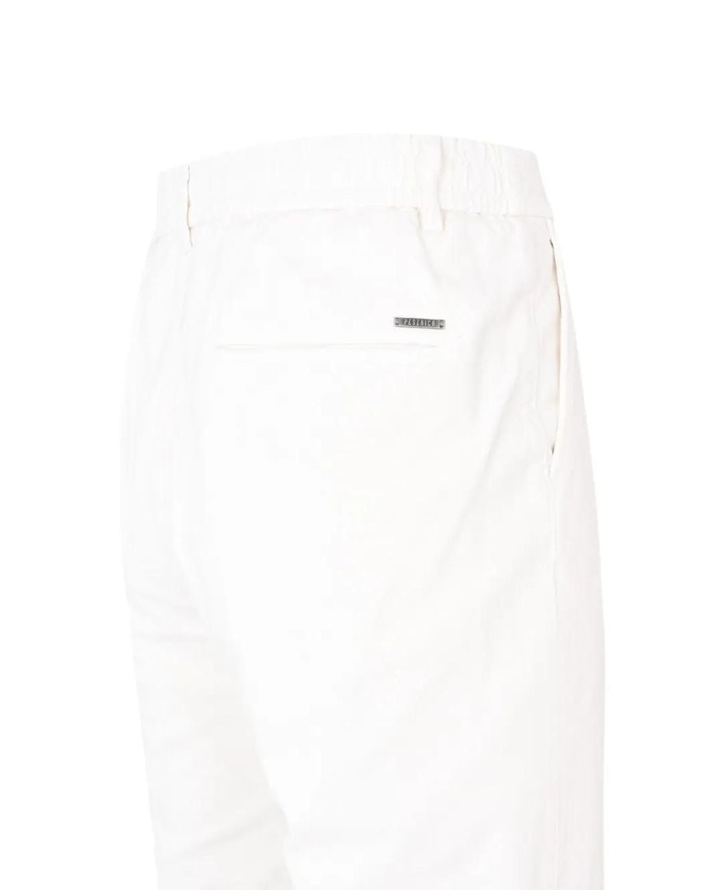 Peserico White Drawstring Trousers for men