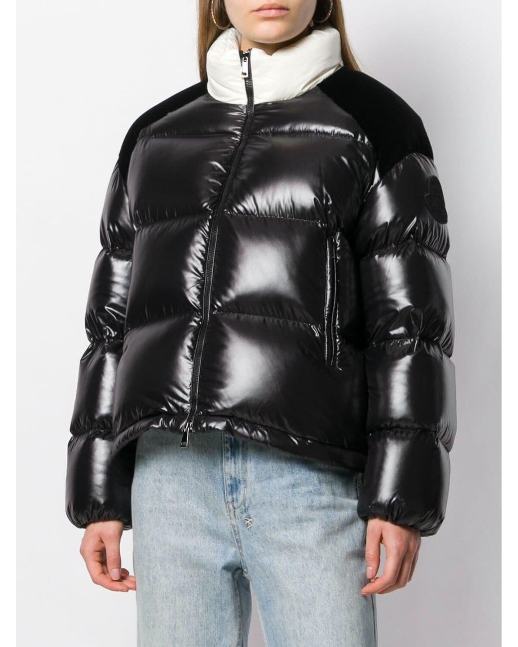 Moncler Chouelle Back Logo Puffer Jacket in Black | Lyst Canada
