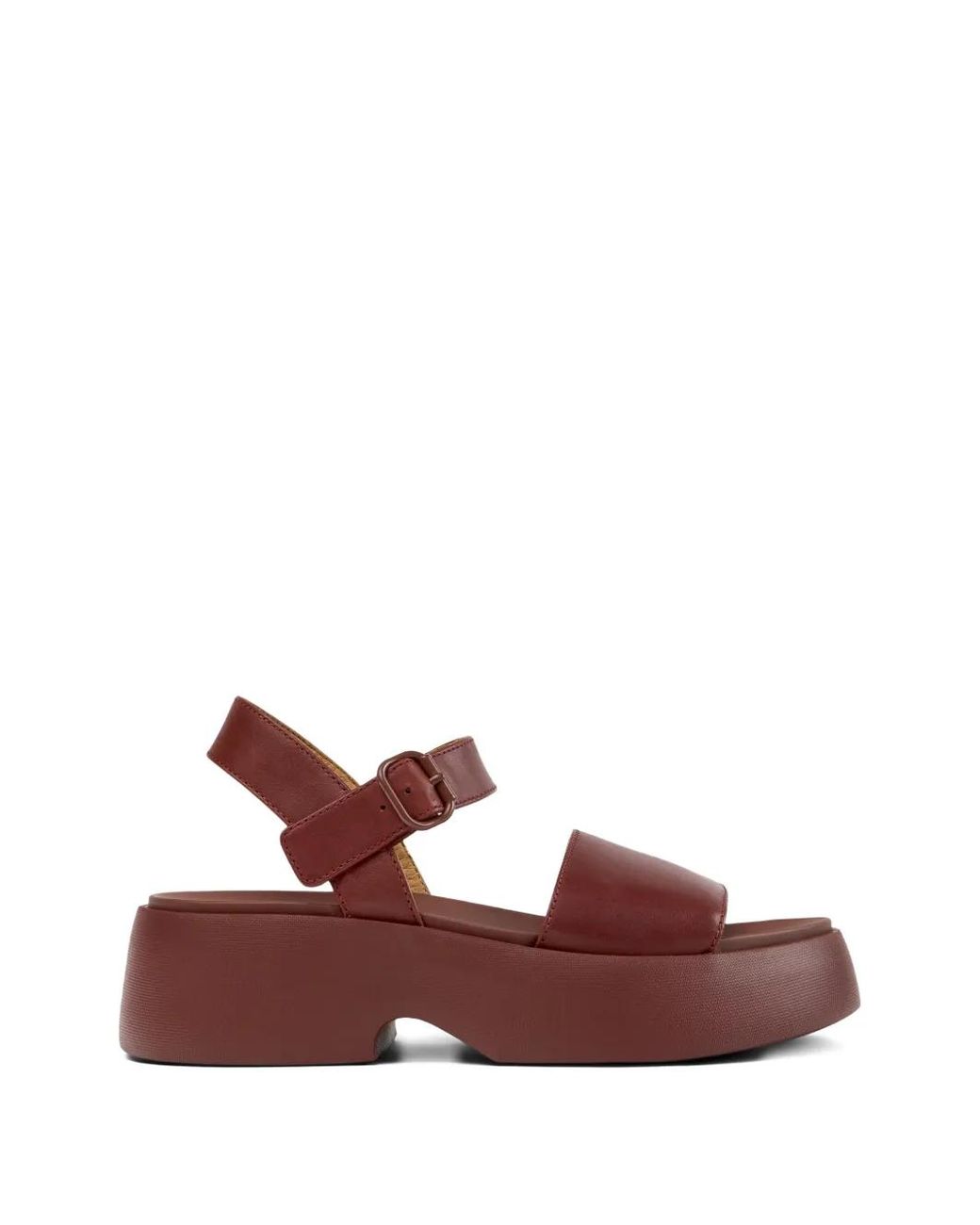 Camper Brown Tasha Leather Sandals