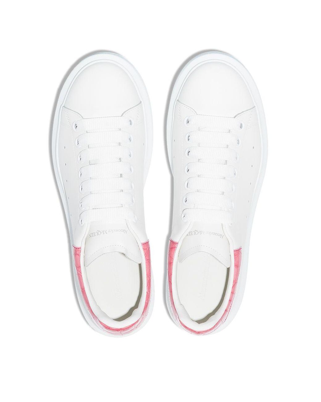 alexander mcqueen pink and white