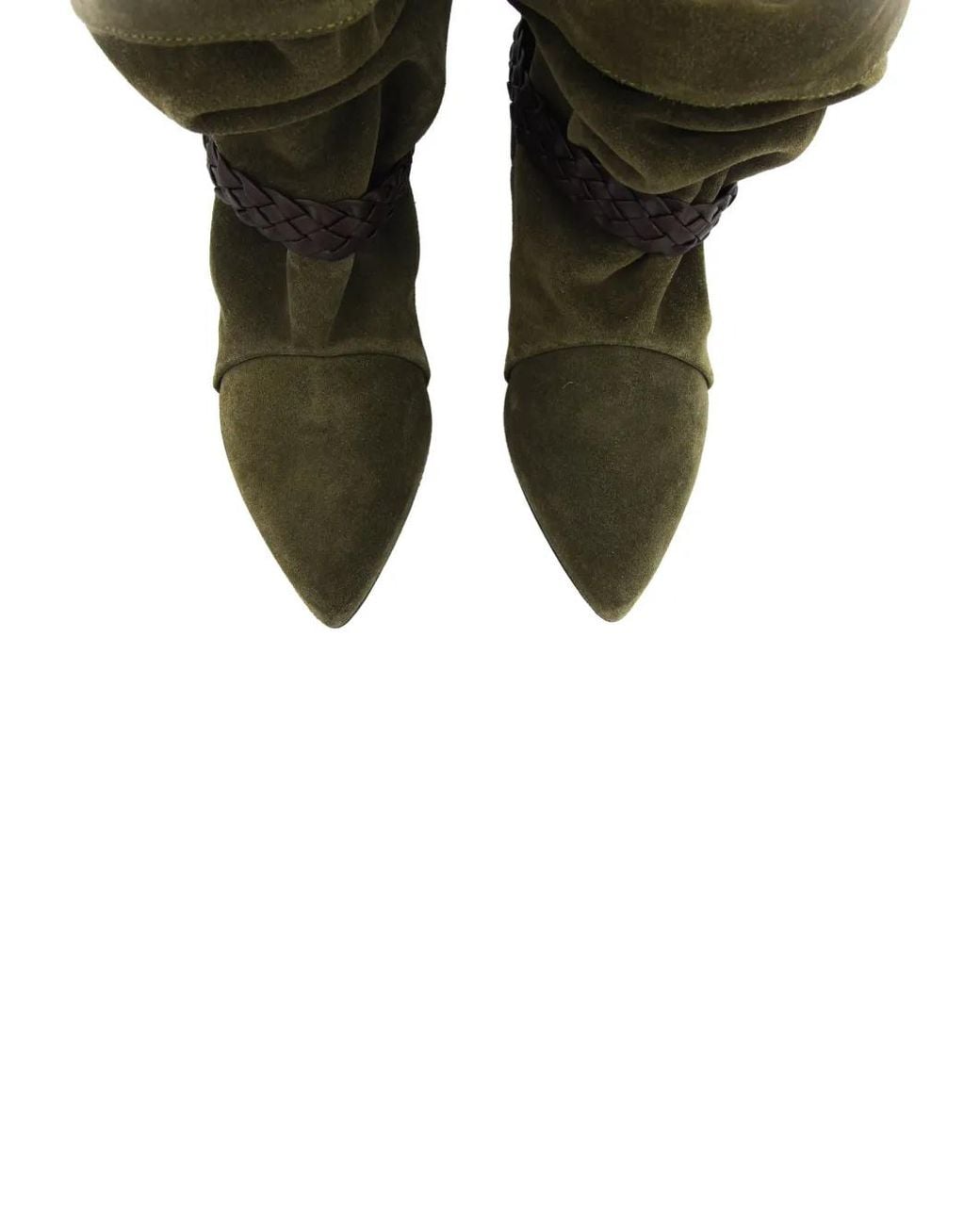 Nubikk Green Sally Lynn Suede Ankle Boots