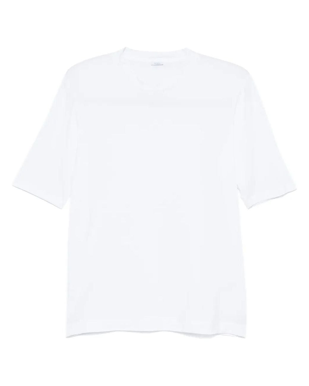 Malo White Crew-Neck T-Shirt for men