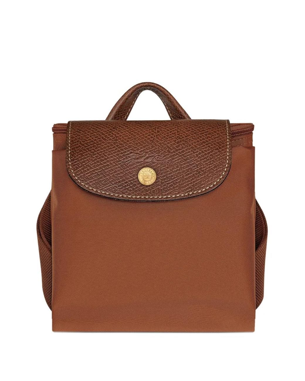 Longchamp Brown Medium Le Pliage Original Backpack