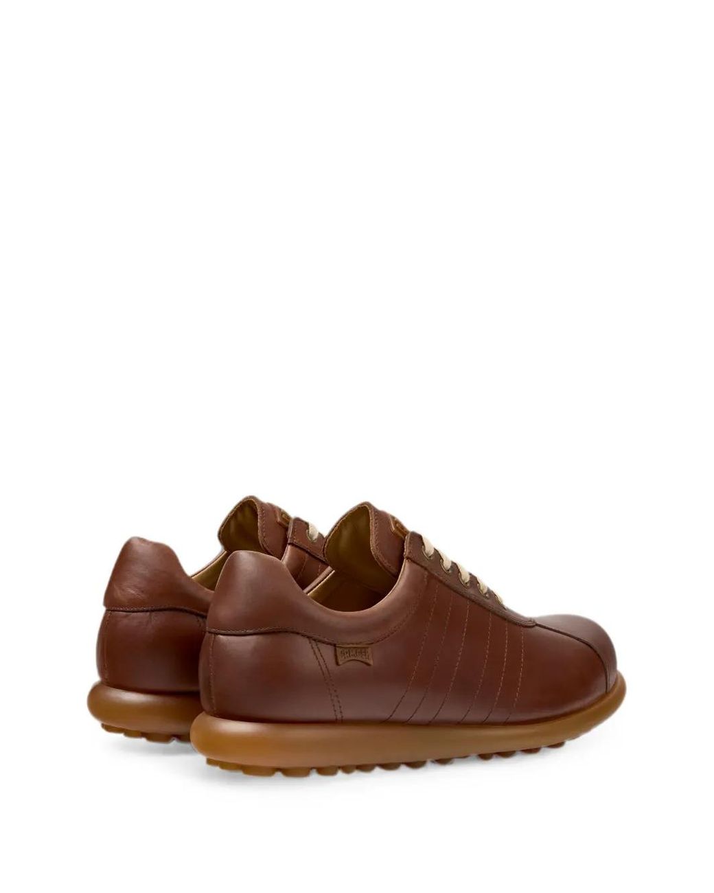 Camper Brown Pelotas Ariel Leather Sneakers for men
