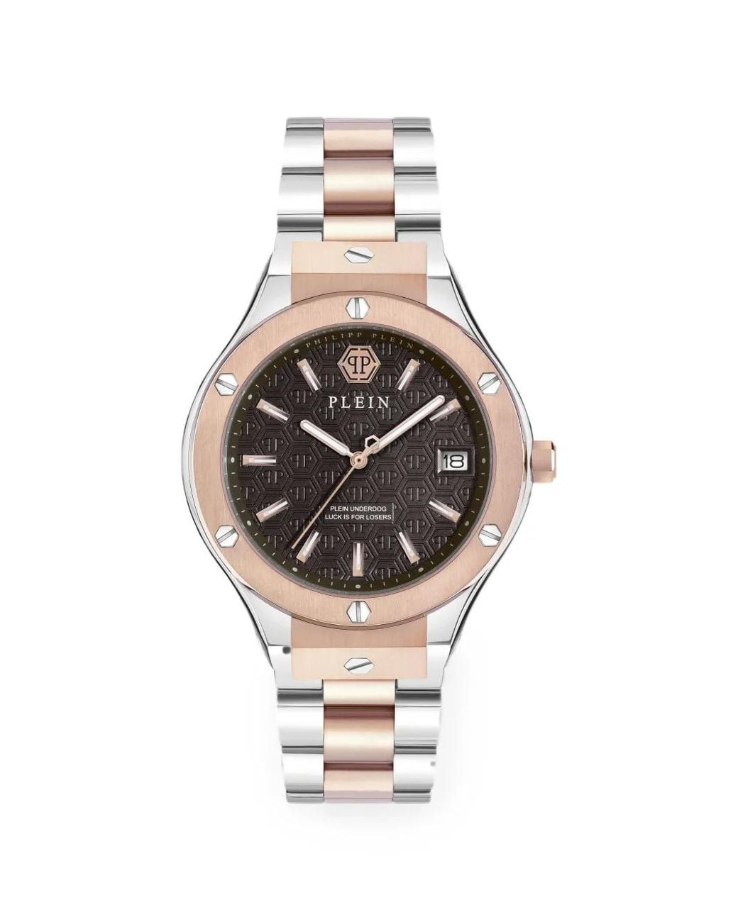 Philipp Plein Metallic Plein Underdog 44Mm Watch for men