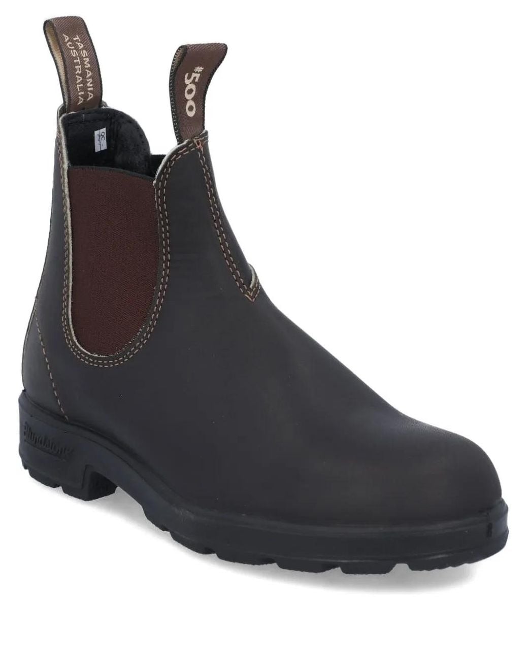 Blundstone Black Elastic-Sided Leather Chelsea Boots