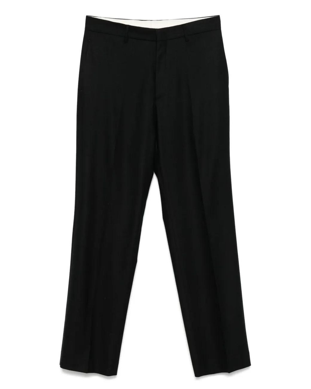 Tagliatore Black Tailored Trousers for men