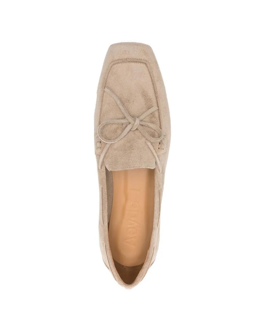Aeyde Natural Jasper Moccasin Loafers