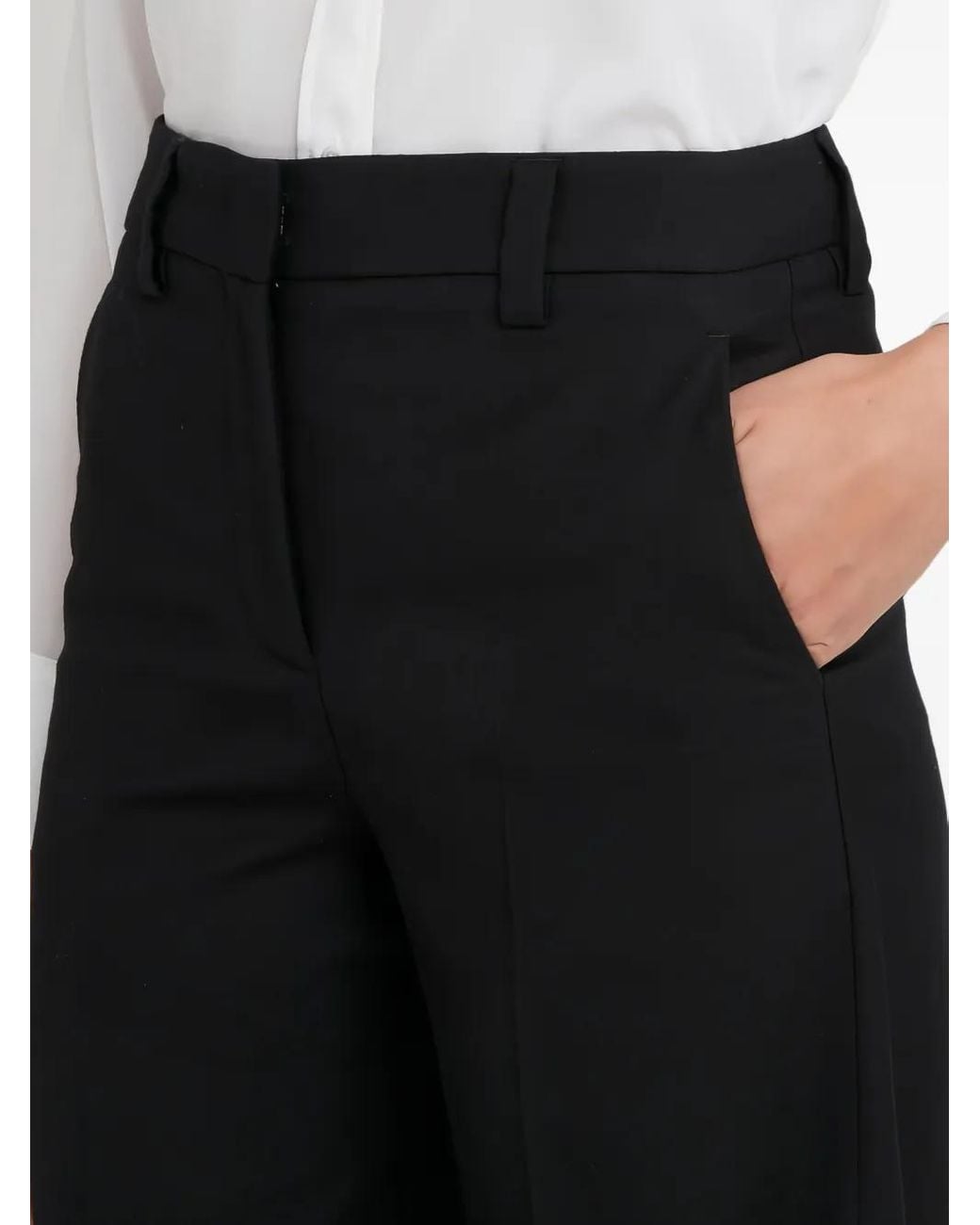 Incotex Black Belt Loops-Detail Trousers