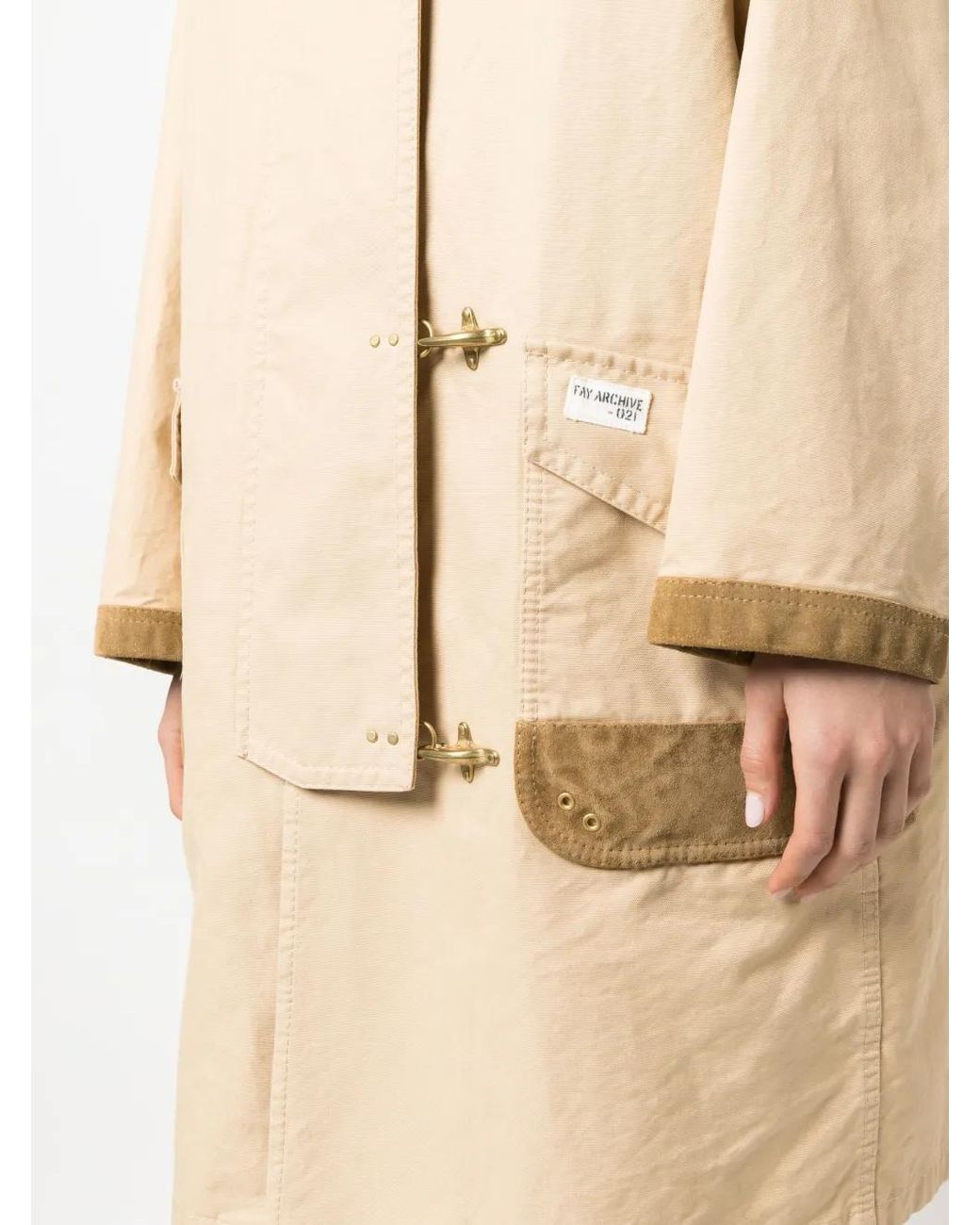 Fay Natural Multiple Cargo Pockets Jacket