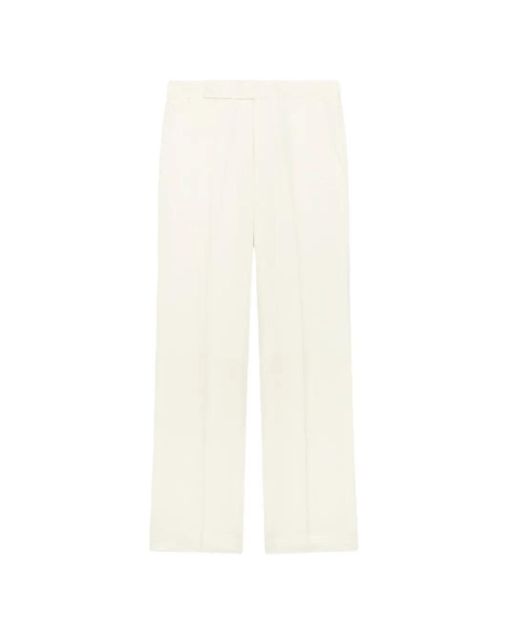 Lardini White Tailored Trousers for men