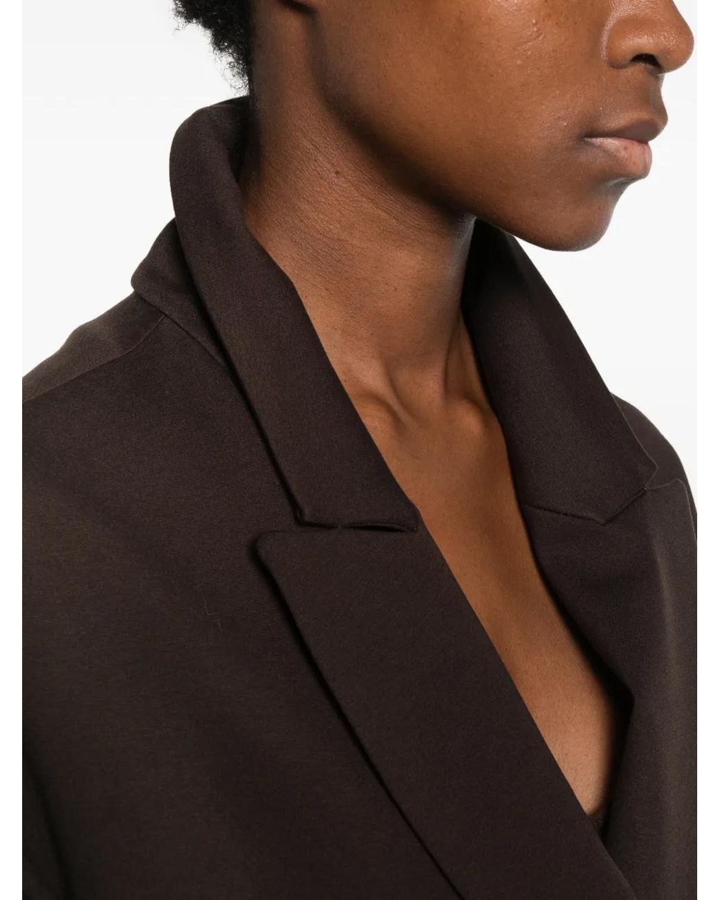Carla G Black Double-Breasted Blazer