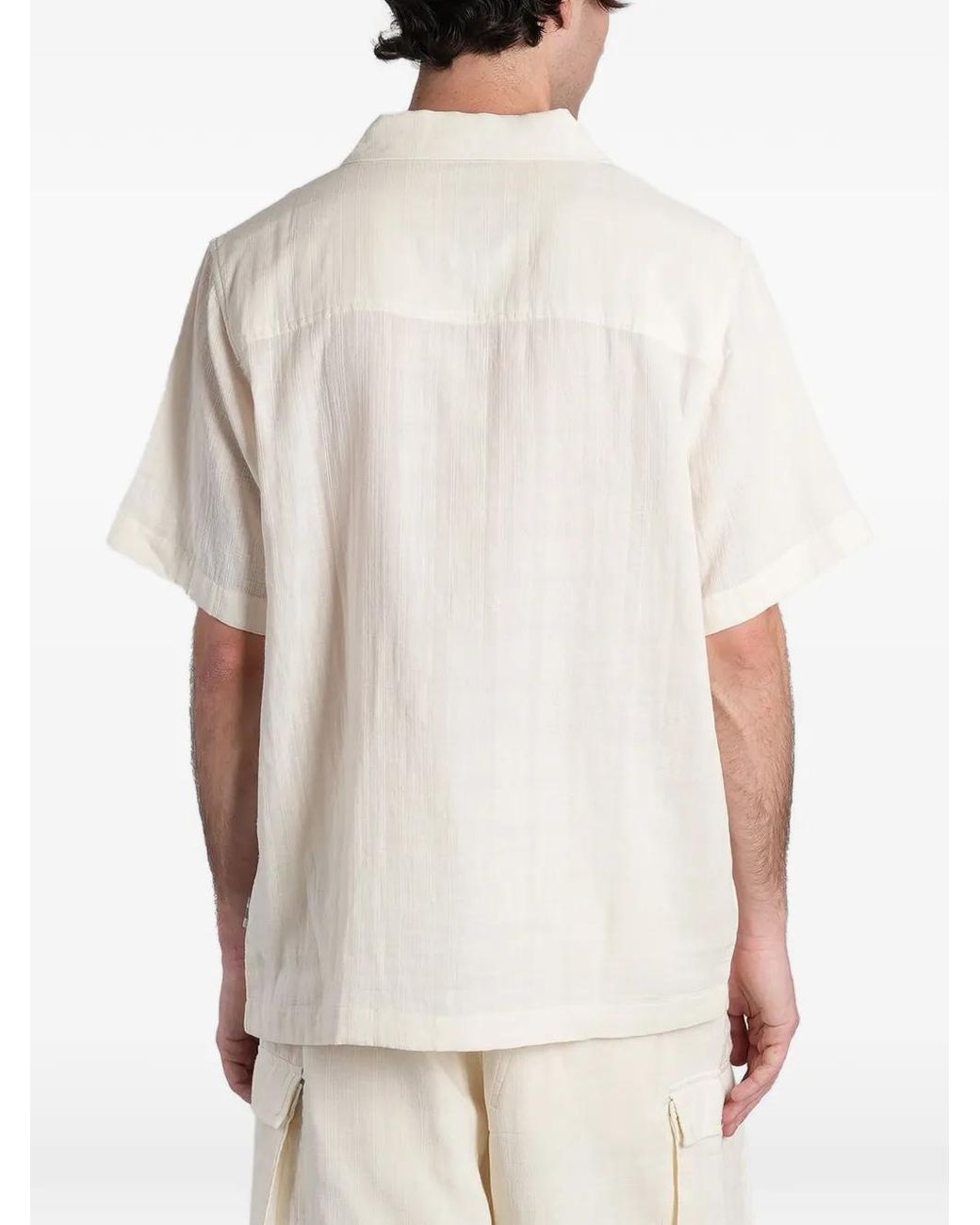 Maharishi White Chemise À Poche Poitrine for men