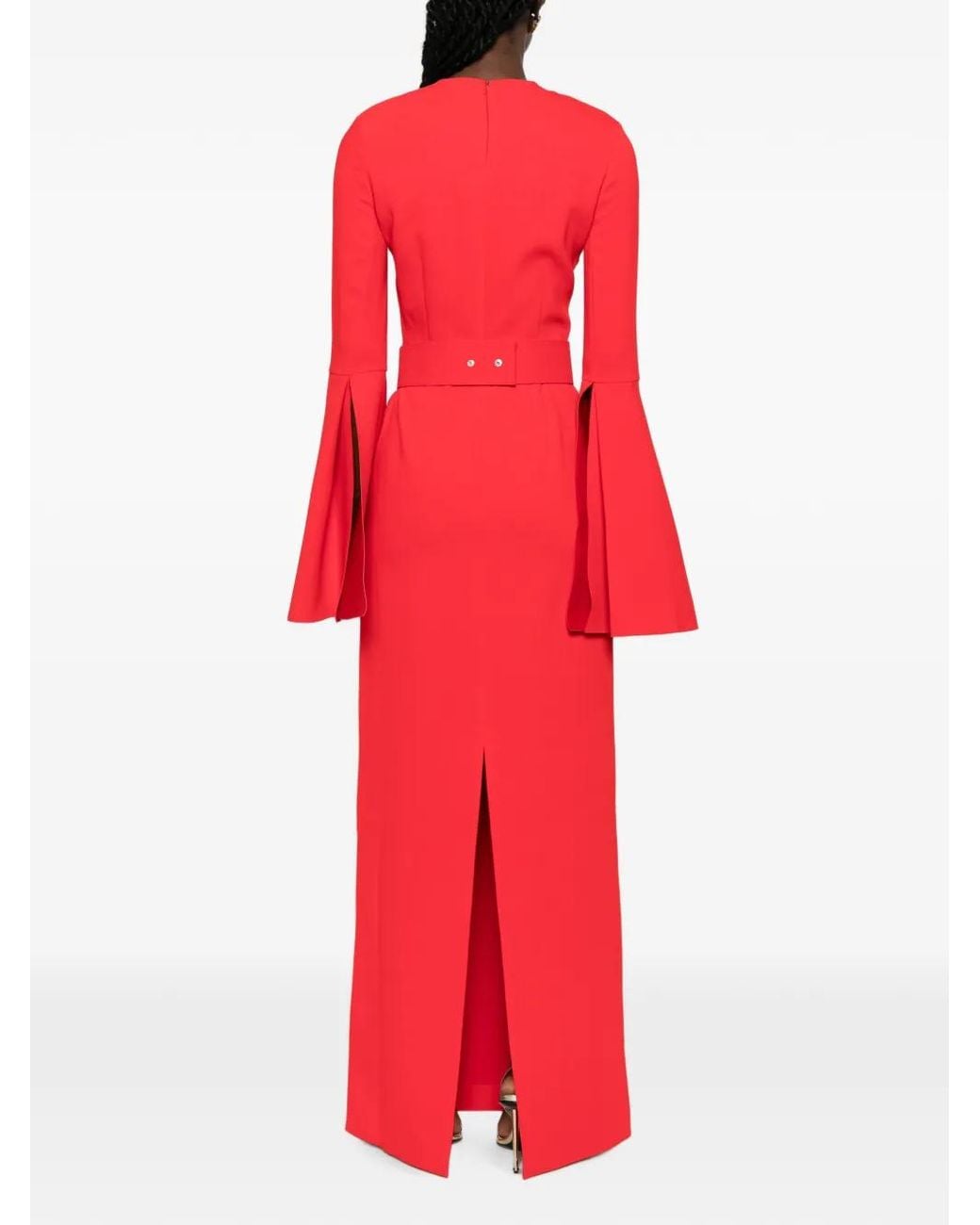 Solace London Red Theia Maxi Dress