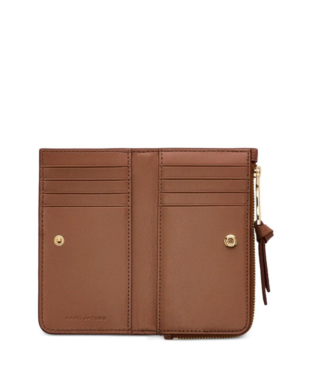 Marc Jacobs Brown The Leather Slim Wallet