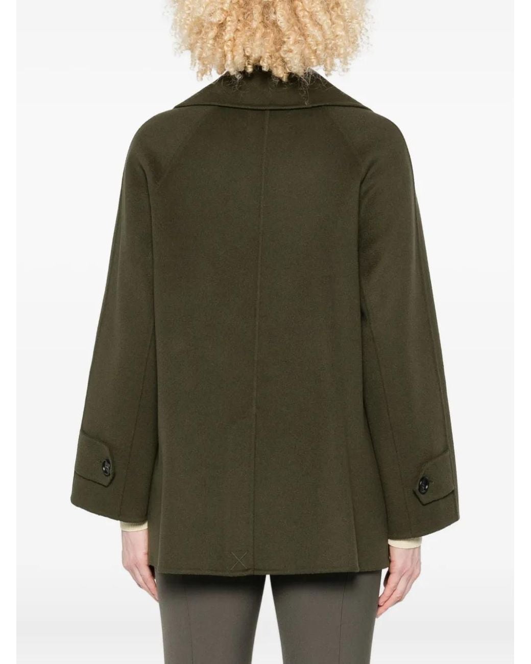 Arma Green Double-Breasted Blazer