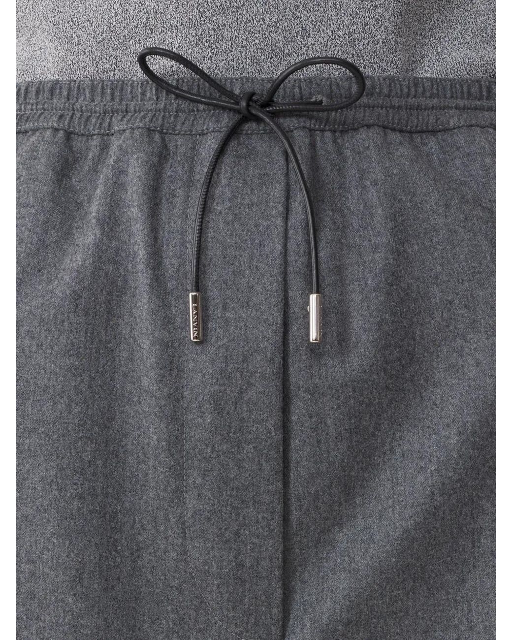 Lanvin Gray Loose Fit Trousers