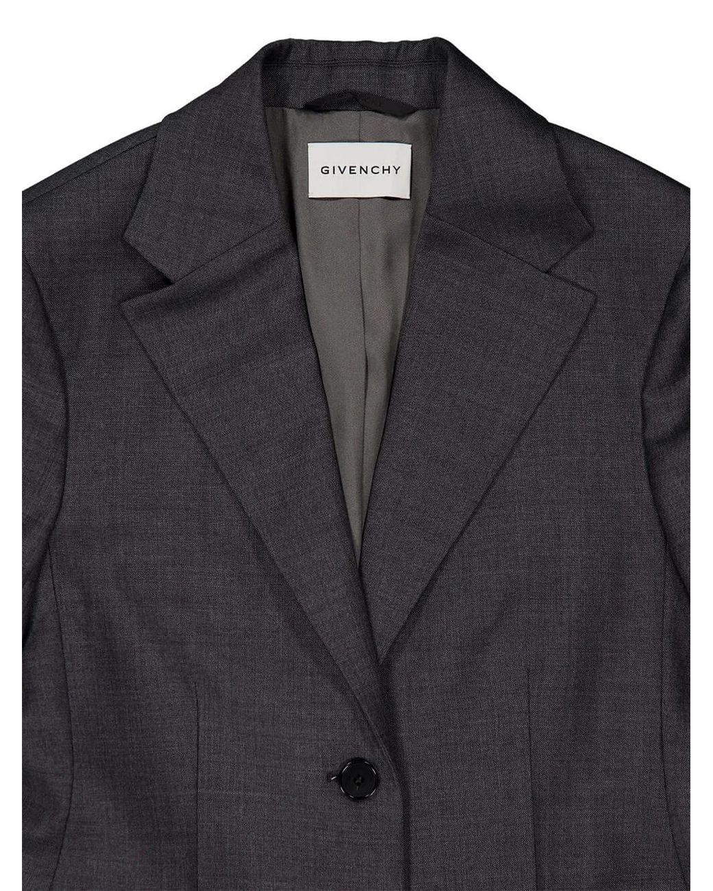 Givenchy Black Single-Breasted Jacket