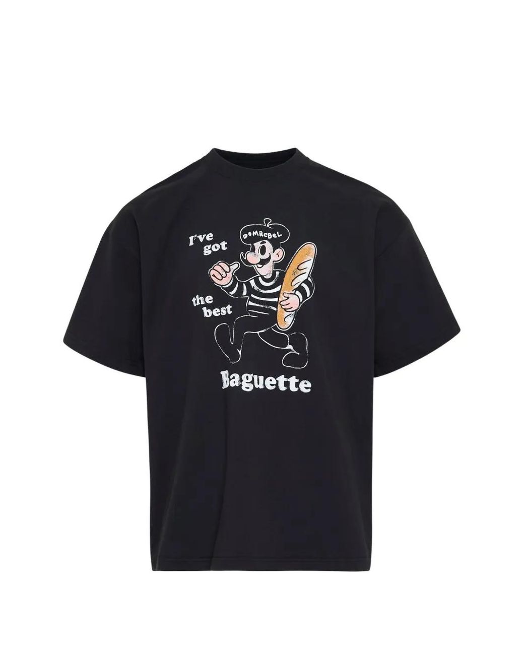 DOMREBEL Blue Graphic-Print T-Shirt for men