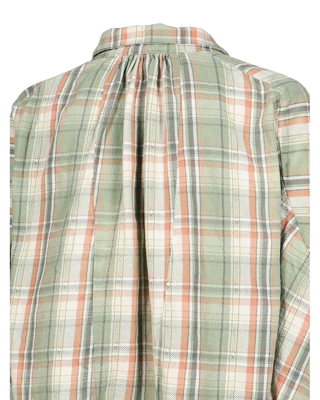 RRR123 White Nazarene Plaid-Check Shirt for men