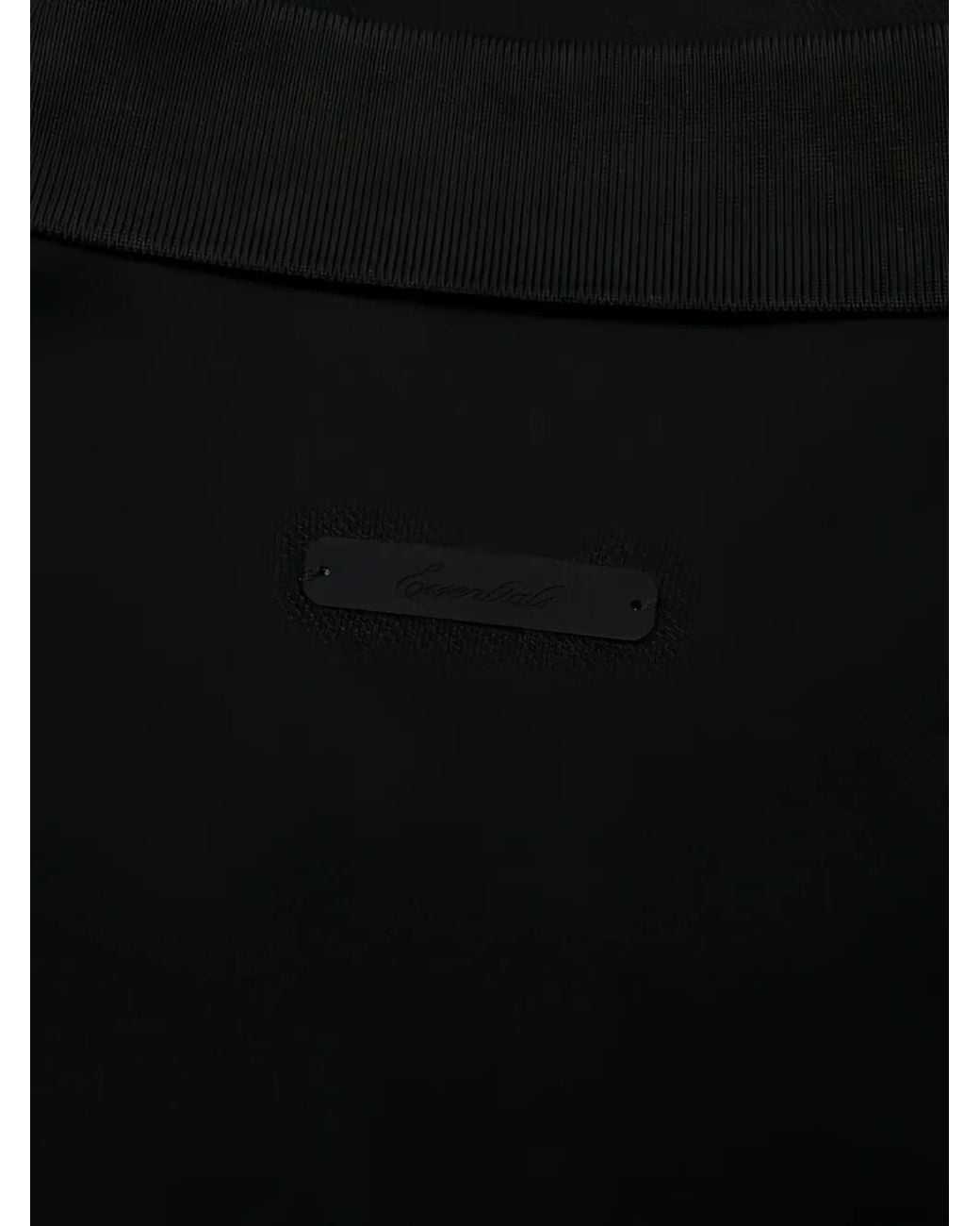 Fear Of God Black Signature 90S Cropped Polo Shirt for men