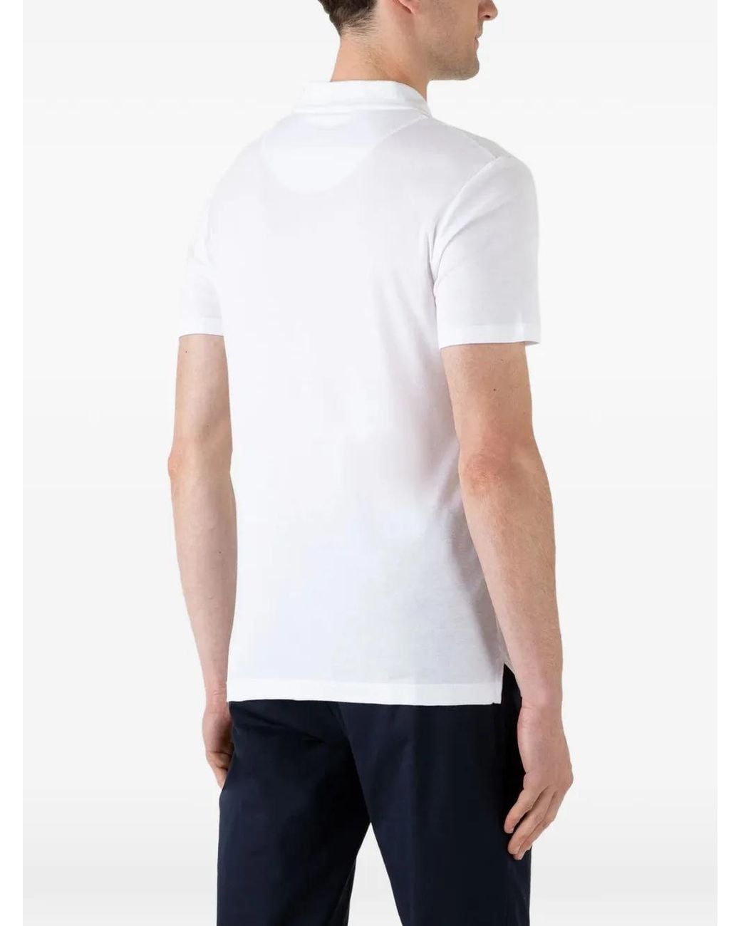 Sunspel White Polo Riviera Sea Island for men