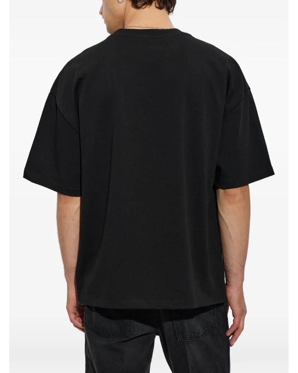 Amiri Black Hollywood Oversized T-Shirt for men