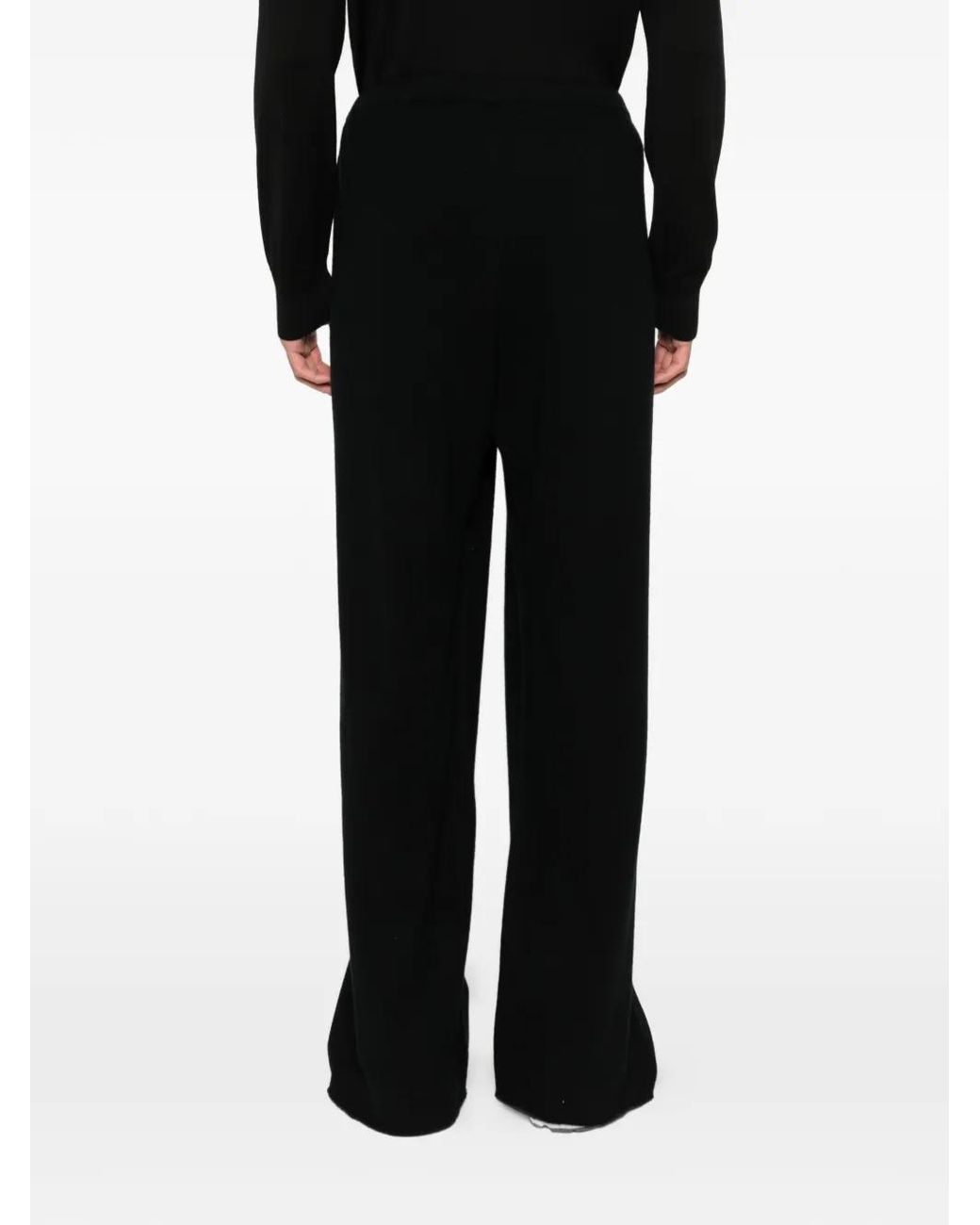 Extreme Cashmere Black Nº462 Slouch Drawstring-Waist Trousers