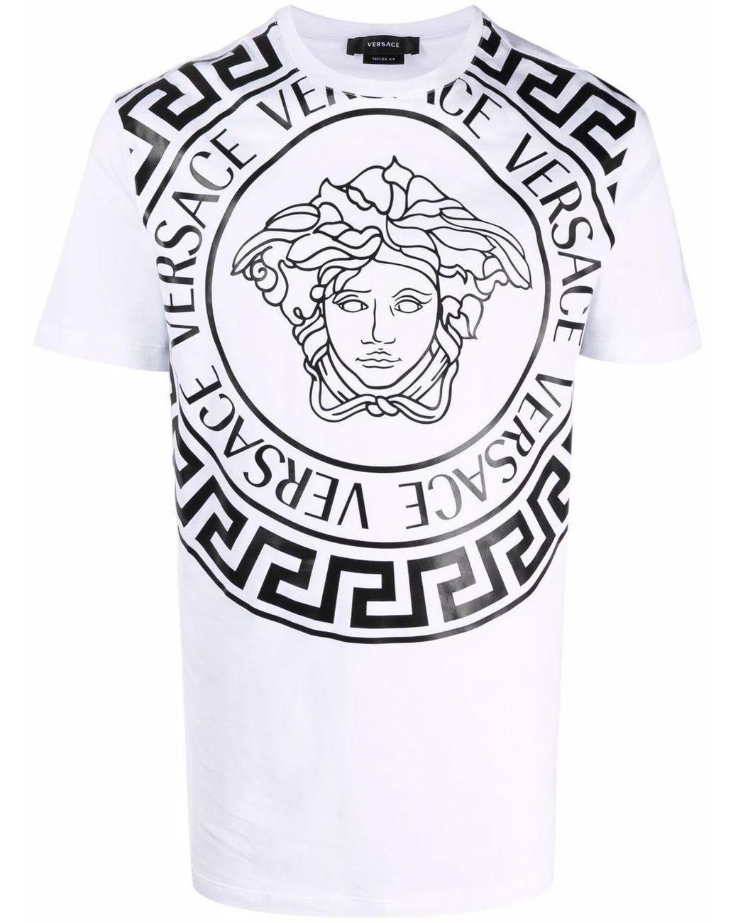 Versace T-shirt Met Print in het voor heren | Lyst NL