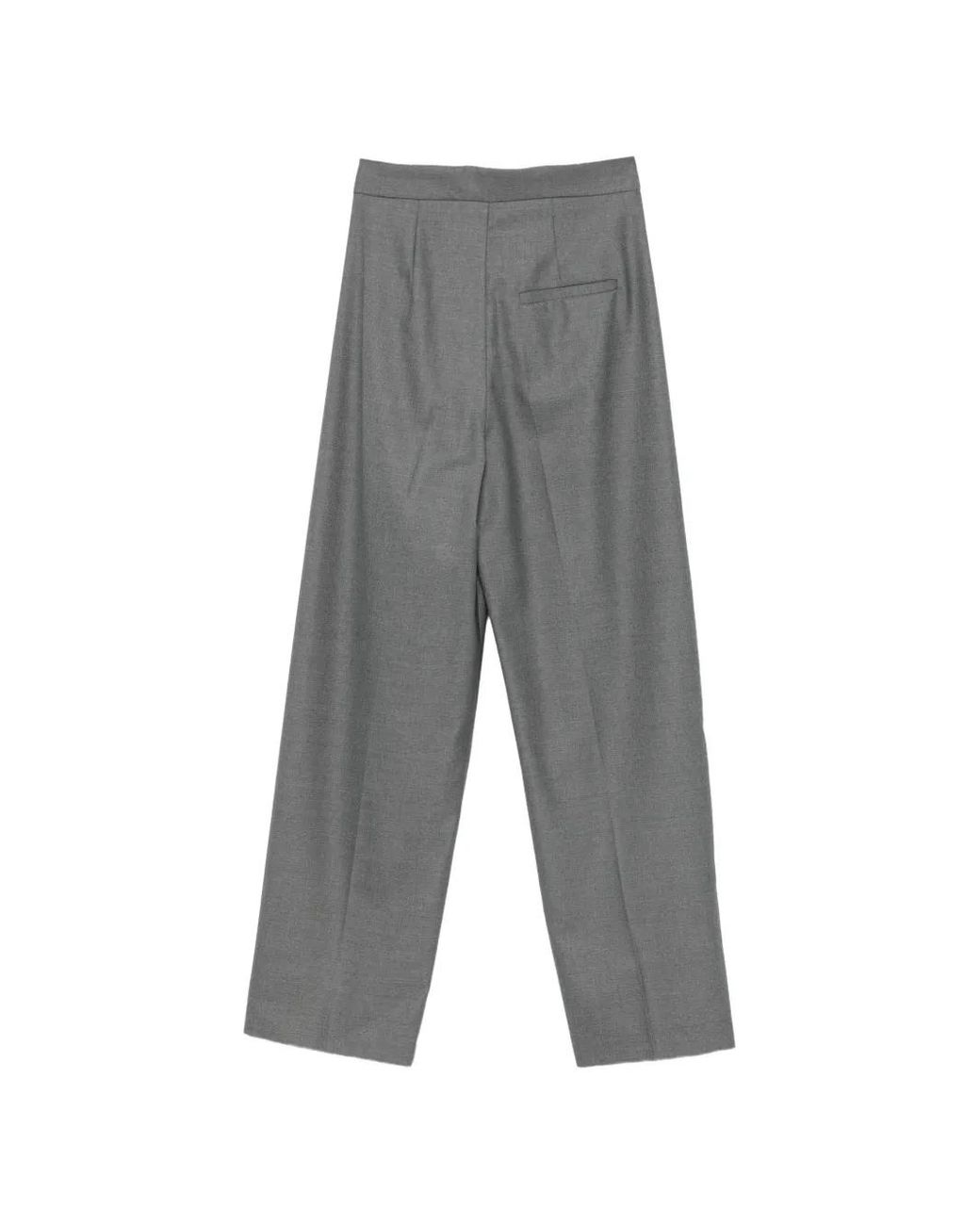 Rossi Gray Ilon Wrap-Style Trousers
