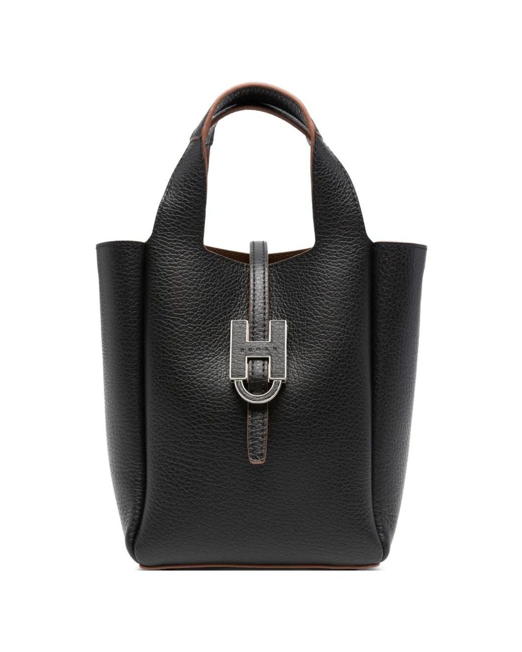 Hogan Black Trend Mini Leather Tote