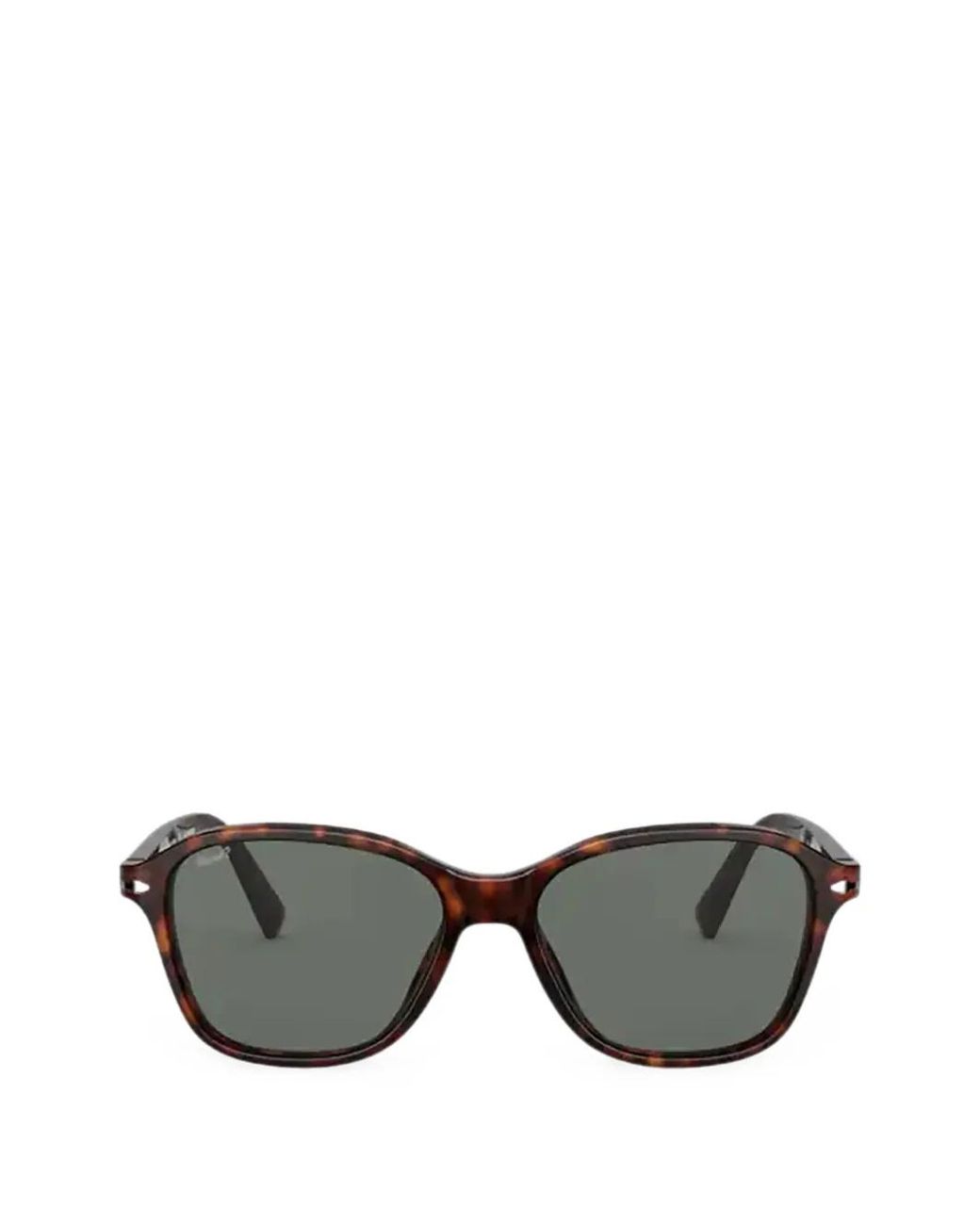 Persol Gray Tortoiseshell-Effect Square-Frame Sunglasses