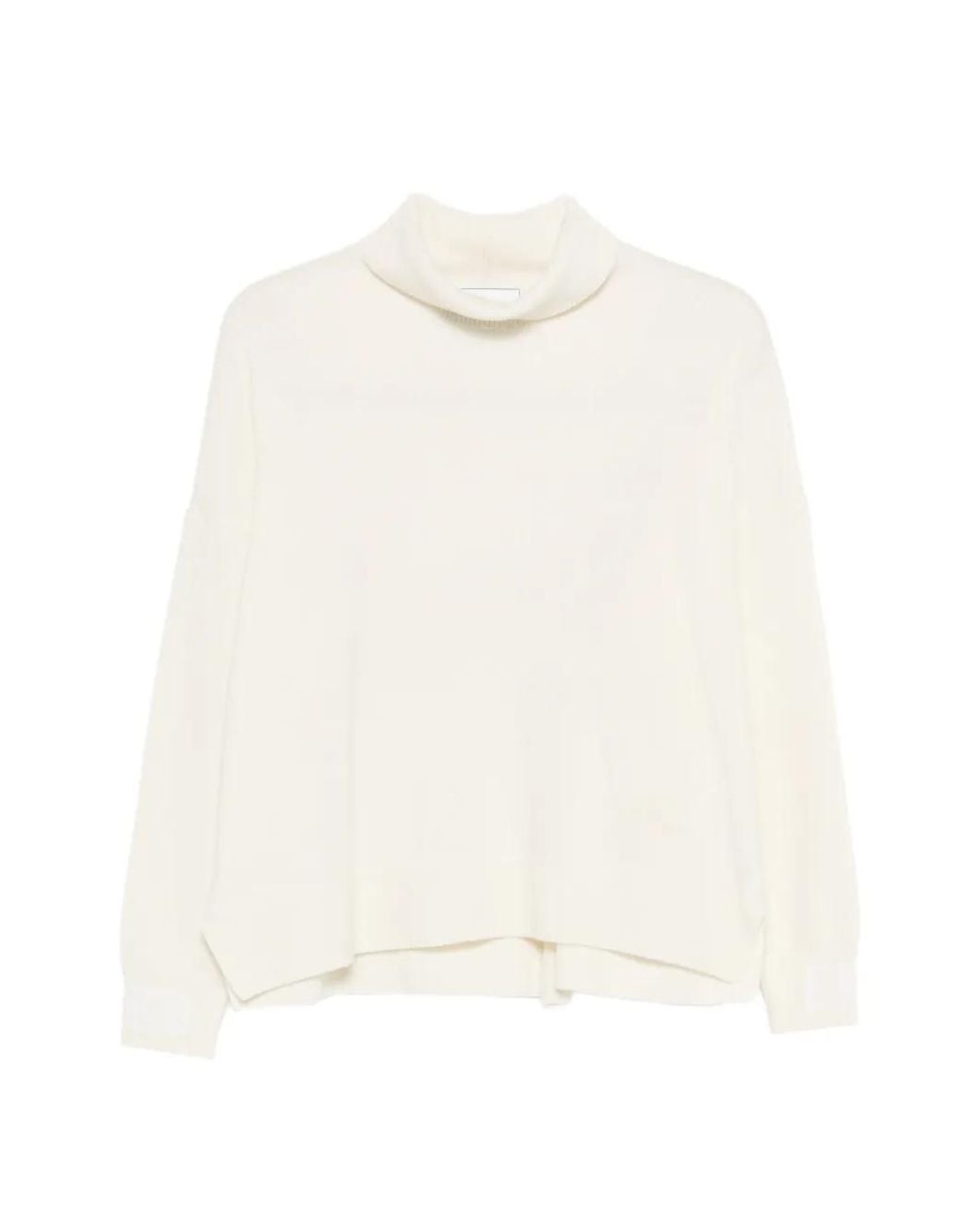 Iceberg White Roll Neck Sweater