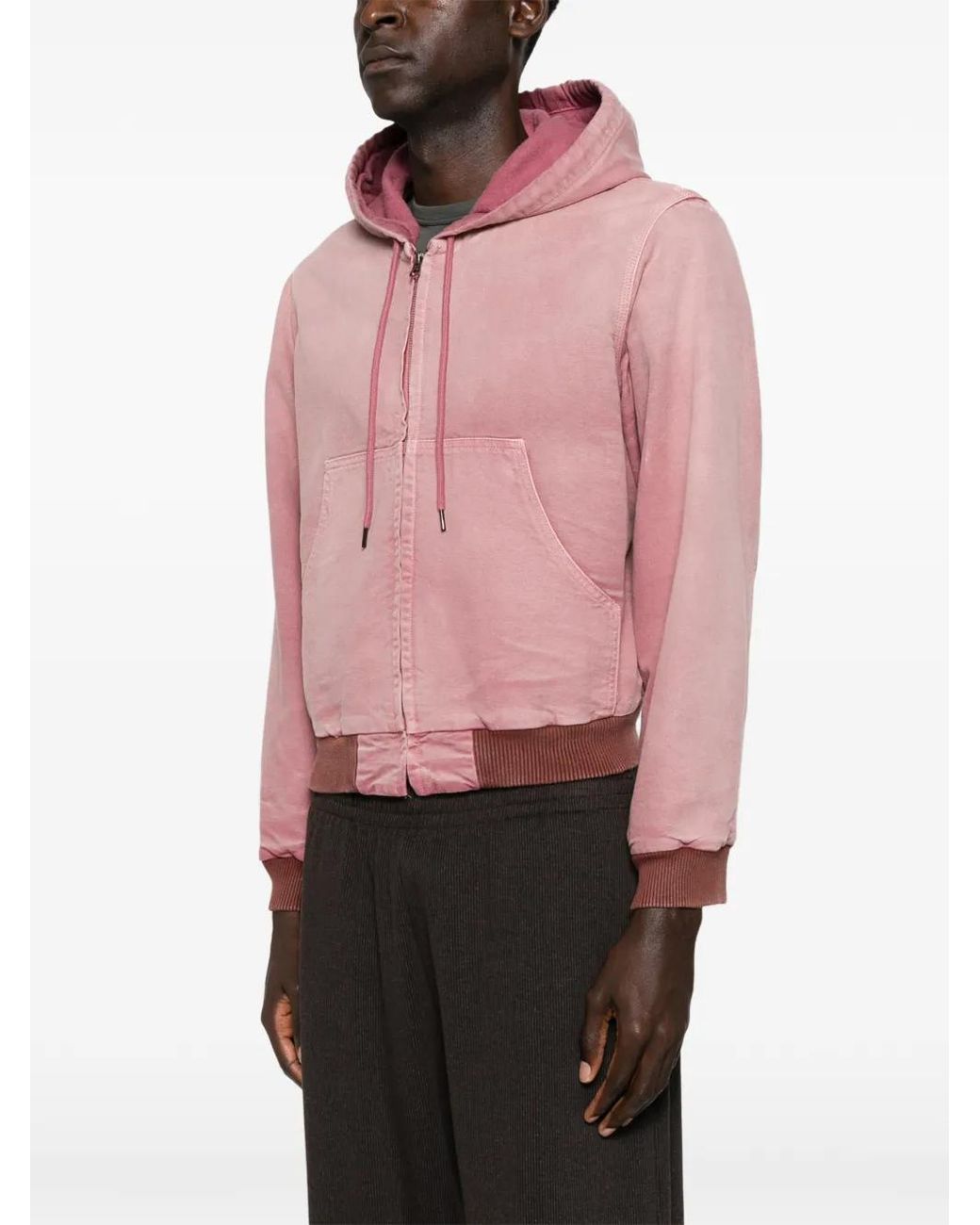AURALEE Hooded Jacket in Pink for Men | Lyst