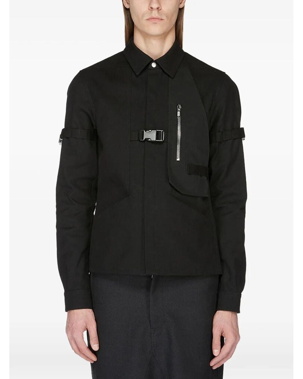 Rick Owens Black Rowland Shirt for men