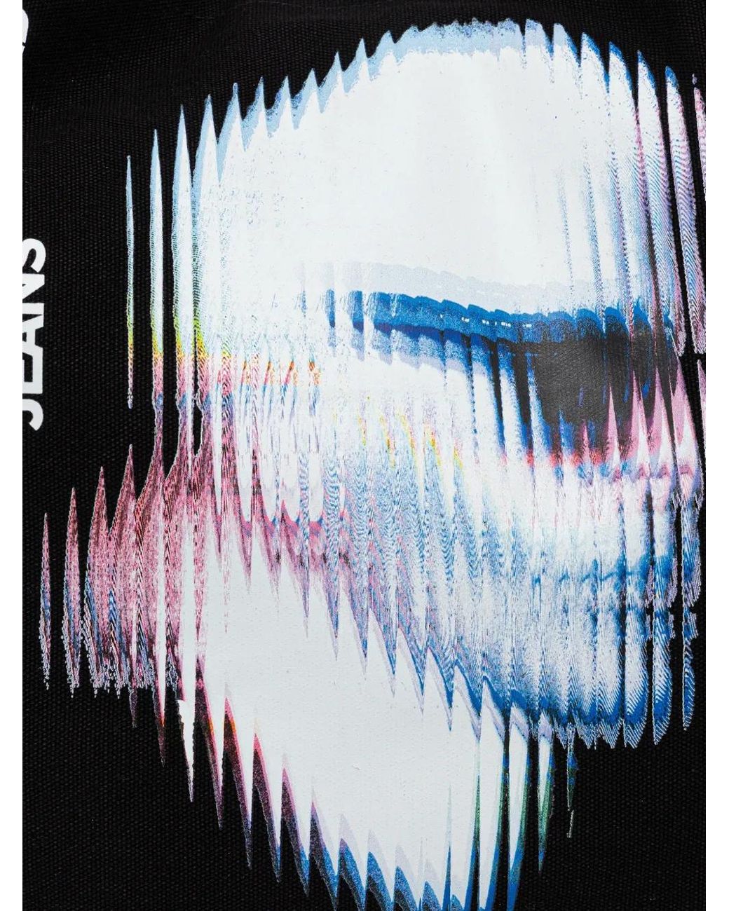 Karl Lagerfeld Black Graphic-Print Tote Bag