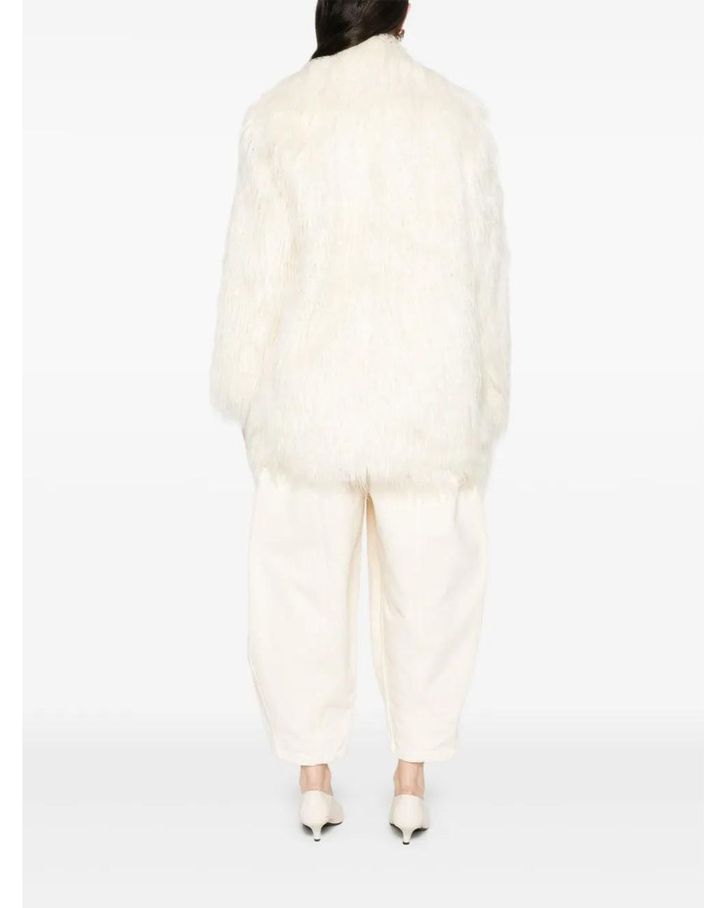 Frankie Shop White Liza Long-Sleeve Jacket