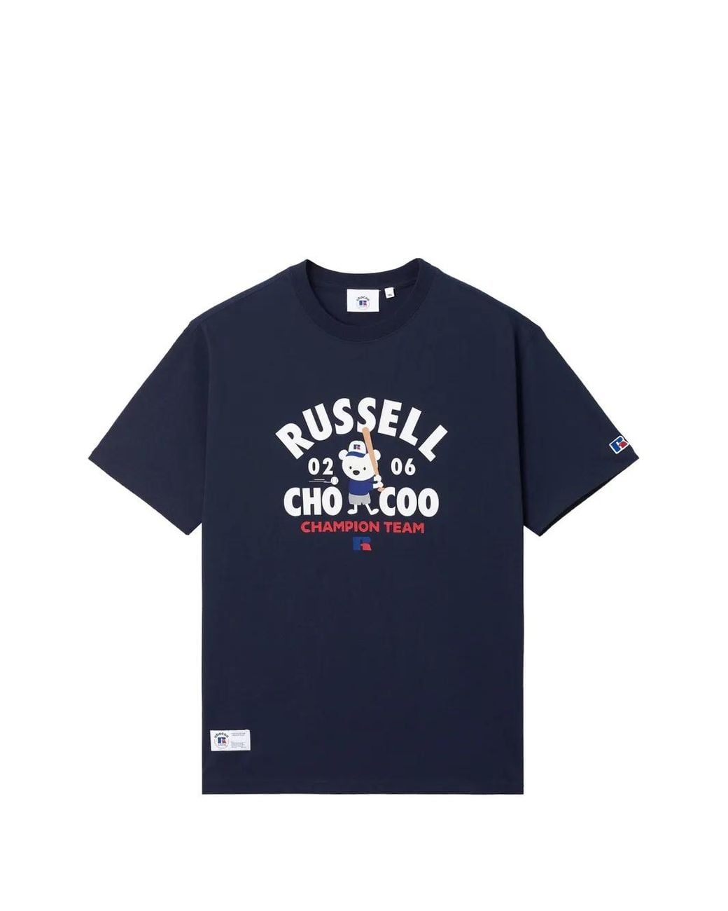 Chocoolate Blue Bear-Print T-Shirt for men