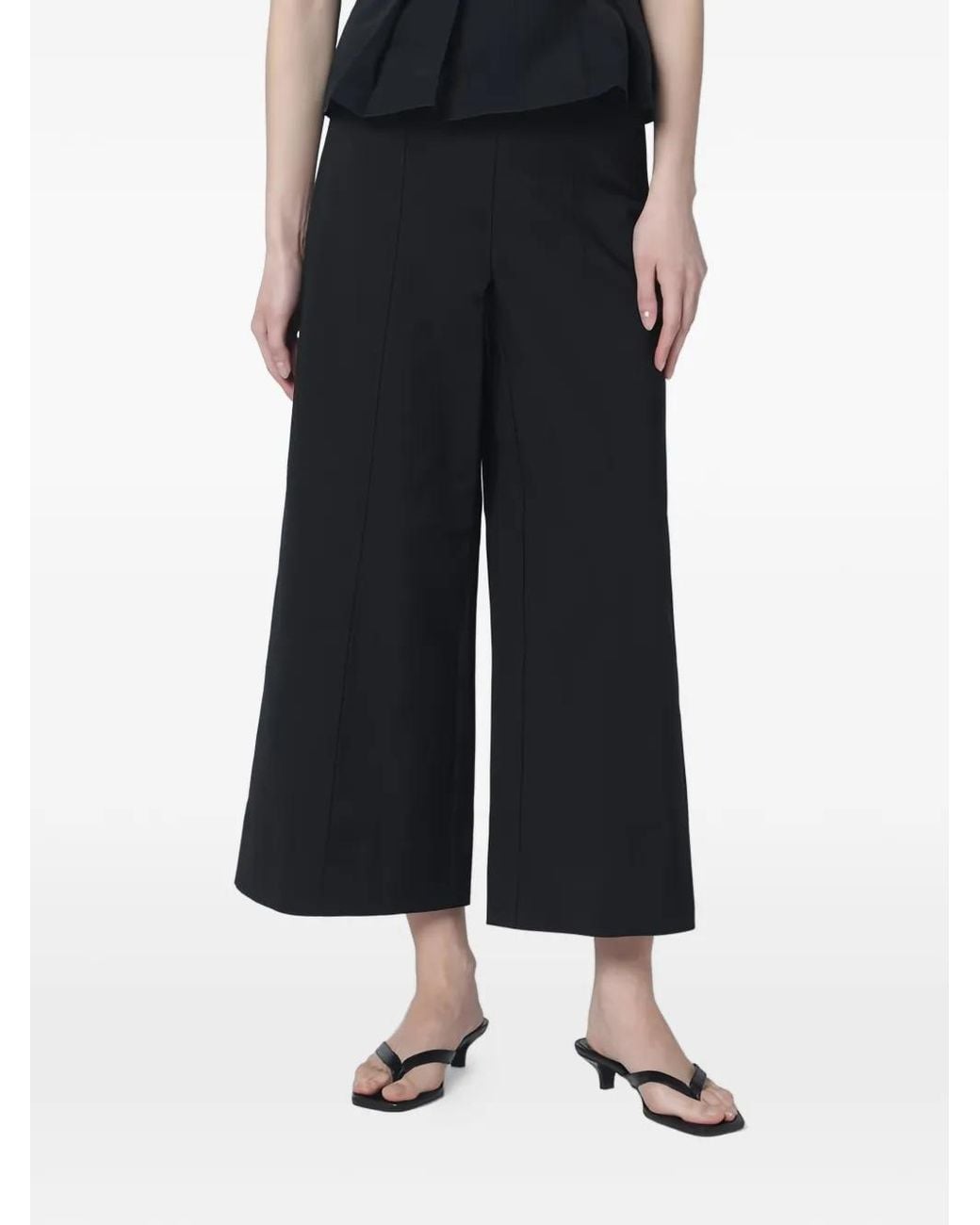 Jonathan Simkhai Black Kallin Cropped Trousers
