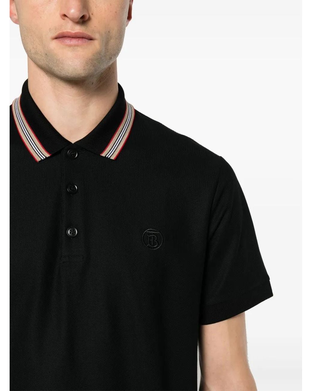 Burberry Black T-Shirts And Polos for men