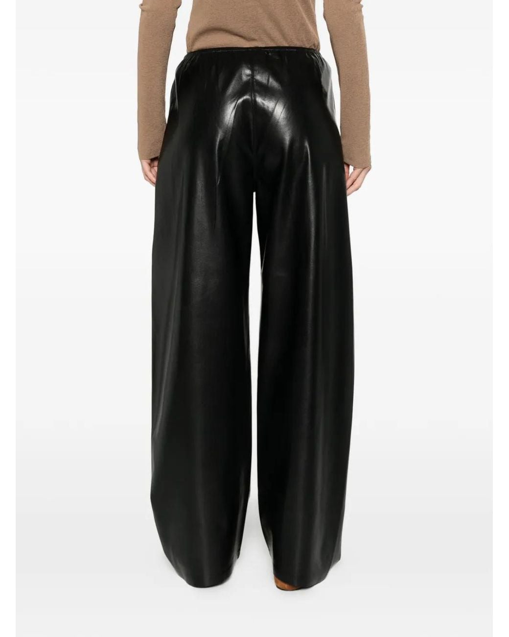 Nanushka Black Zoela Trousers
