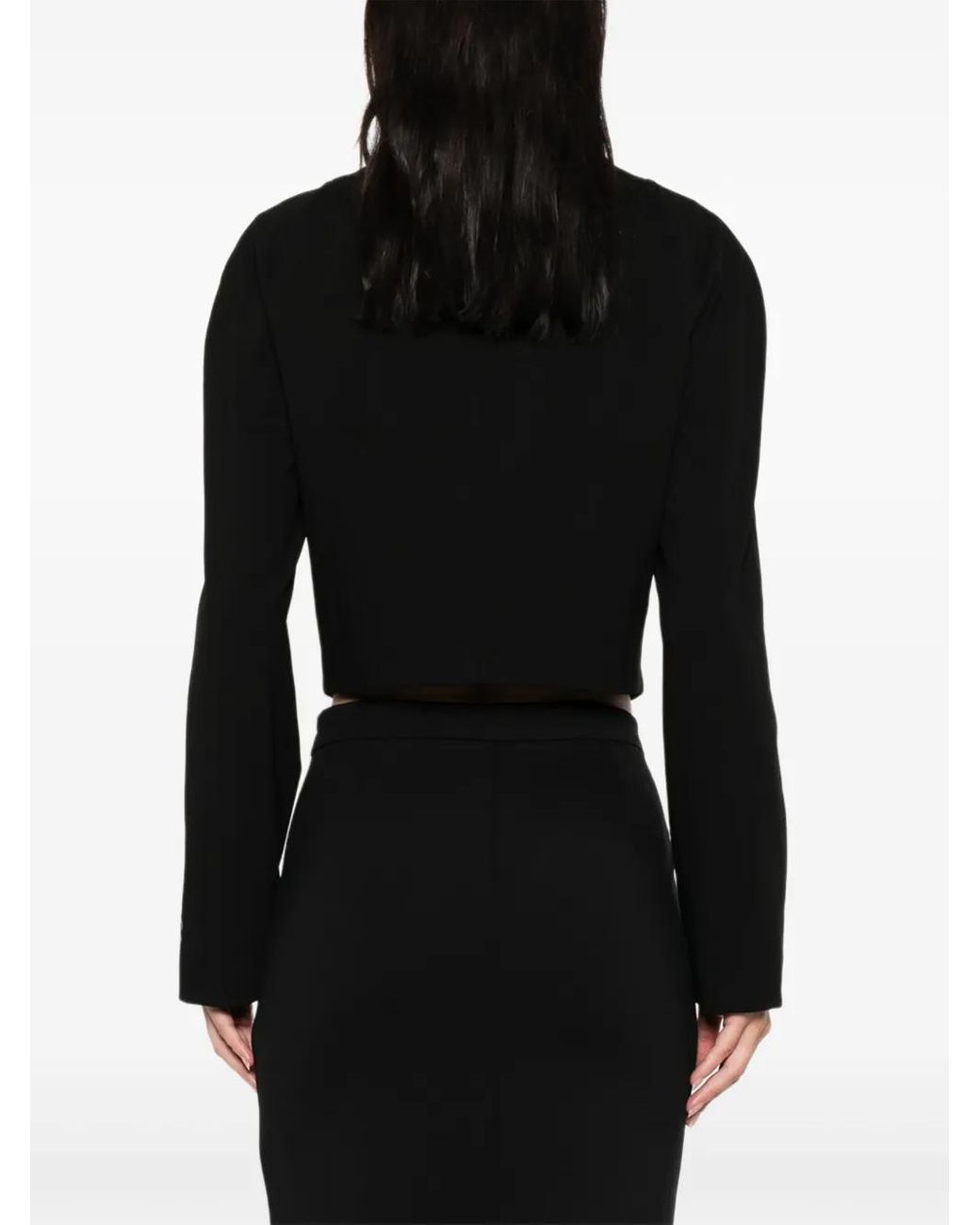 Pinko Black Cropped Jacket