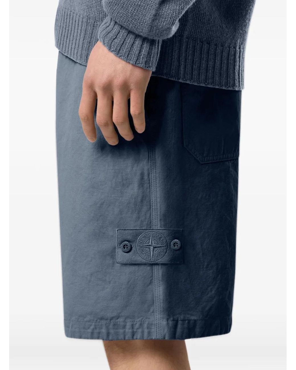 Stone Island Blue Bermuda Comfort for men