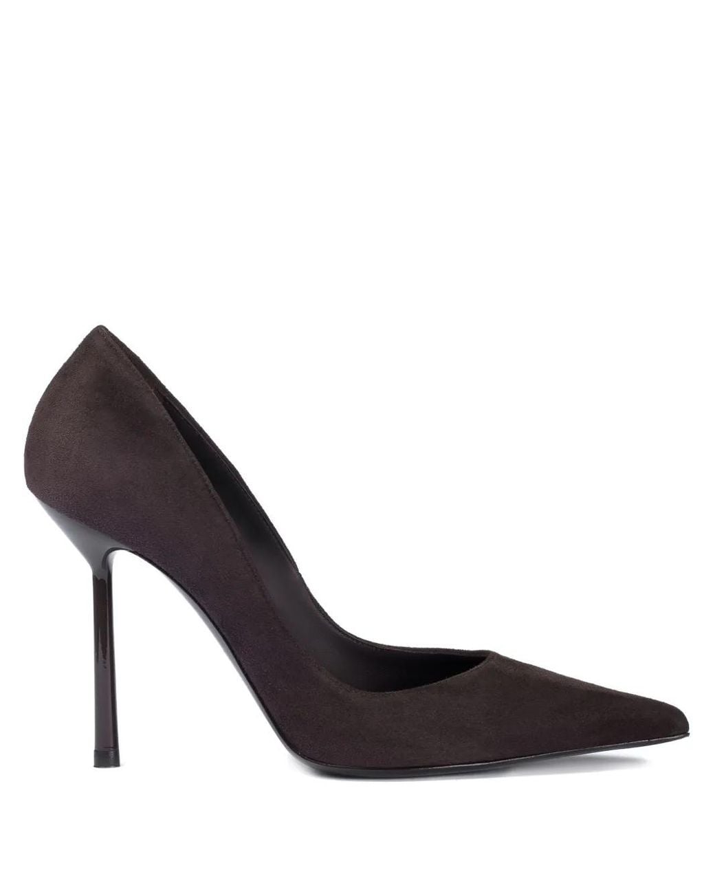 Le Silla Brown Vivienne Pointed-Toe Suede Pumps