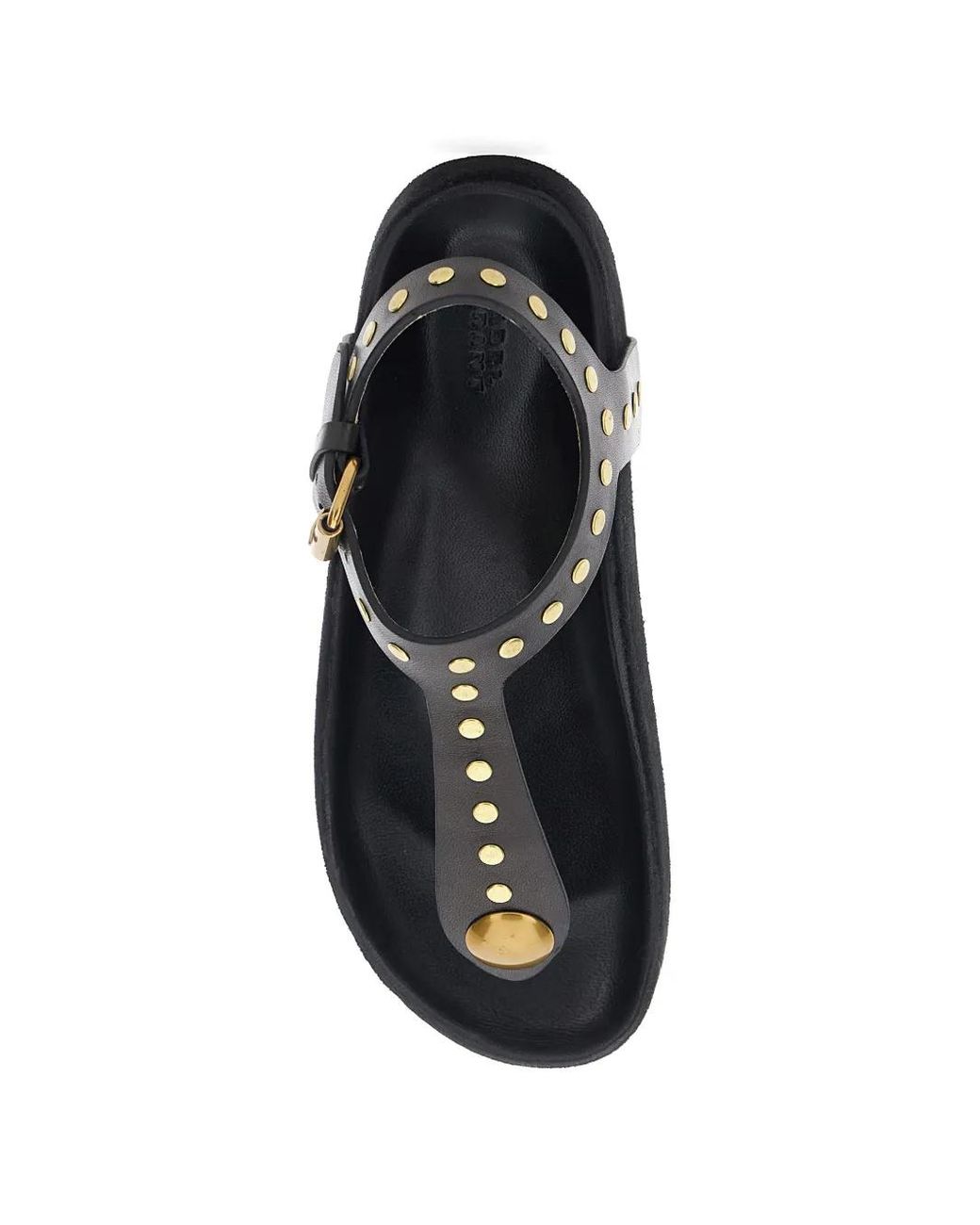 Isabel Marant Black Sandales À Détails De Clous
