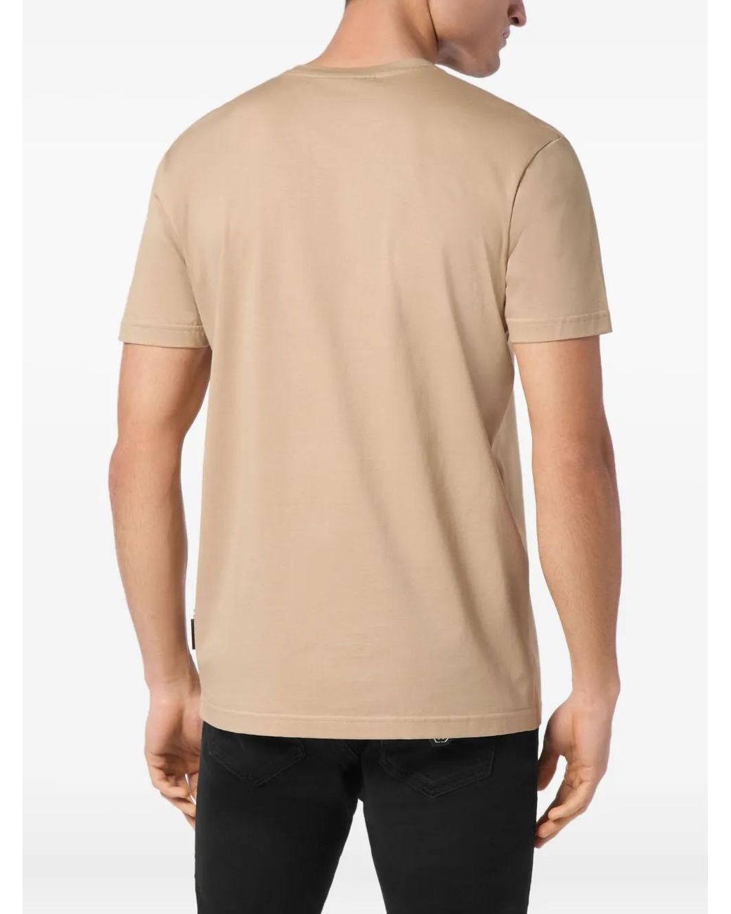 Philipp Plein Natural Basic T-Shirt for men