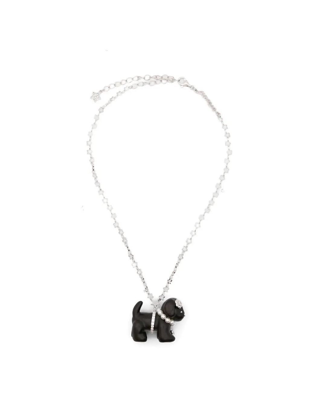 YVMIN White Dog-Pendant Necklace