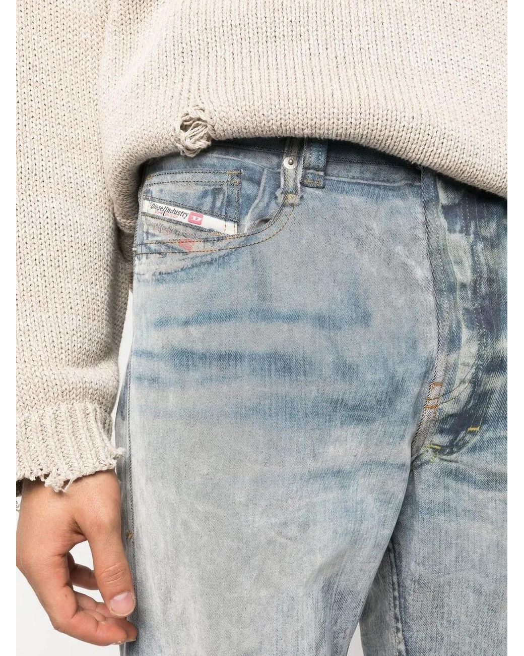 Vaqueros Rectos D-Macs 09E51 2010 DIESEL de hombre de color Blue