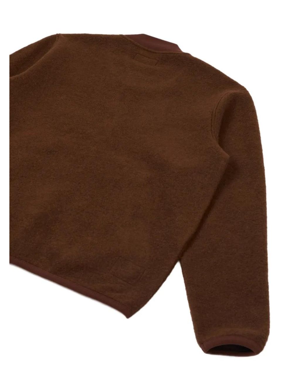 Universal Works Brown Zip-Up Wool-Blend Bomber Jacket for men