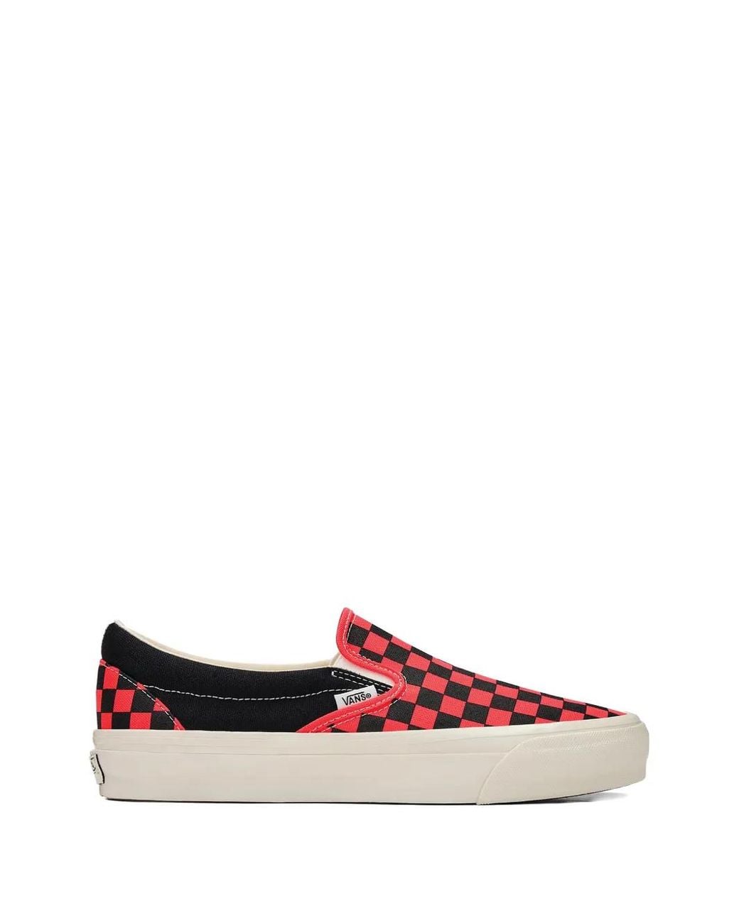 Vans Red Lx Classic Reissue 98 Slip-On Sneakers